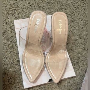 Clear/Nude Heels